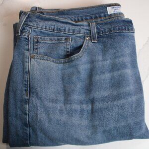 Denizen from Levi's 285 Relaxed Fit Jeans Men's 42x30 Blue Stretch Denim